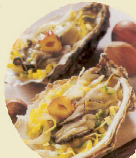 Hu&icirc;tres aux endives